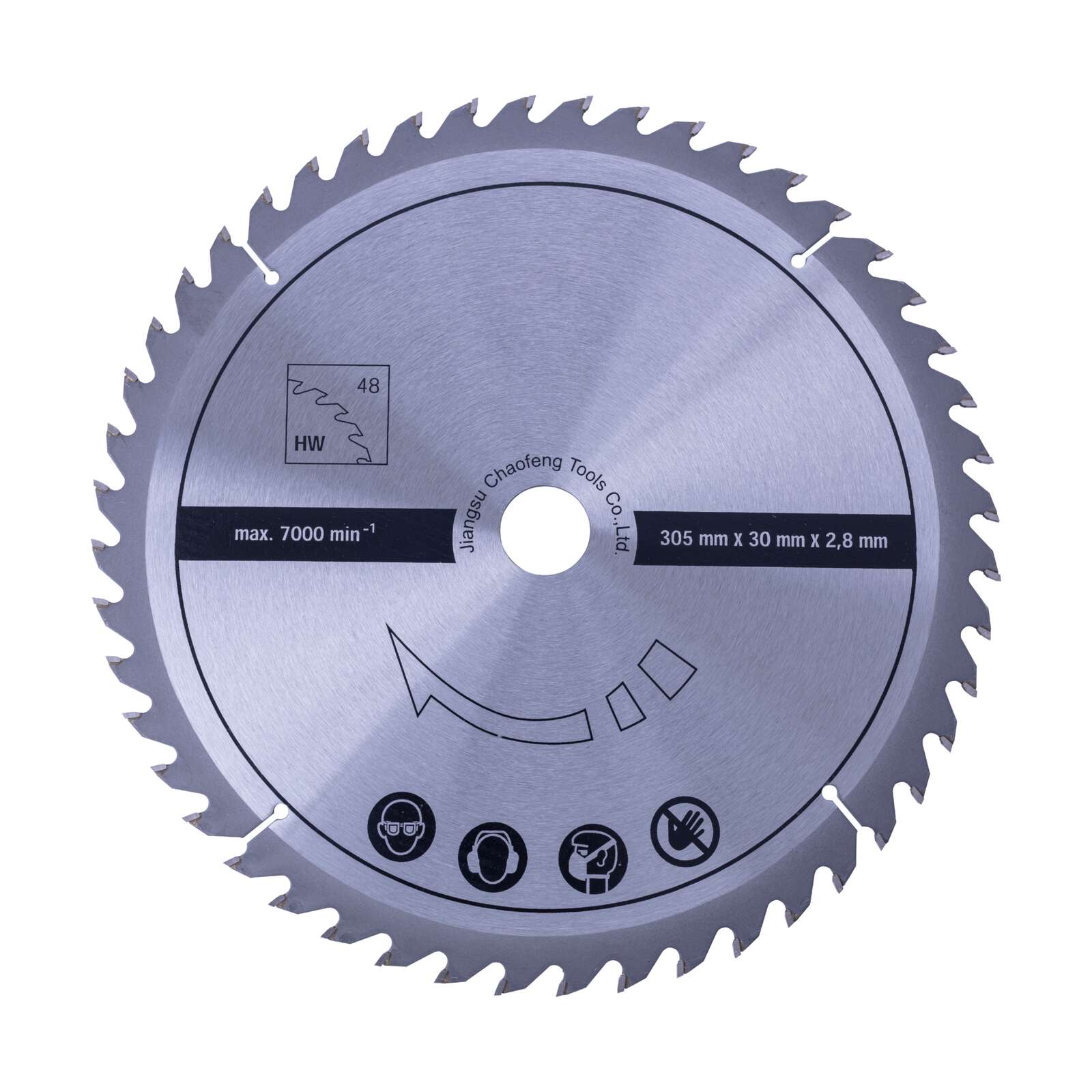 Hw Kreissägeblatt Ø305mmx3mmx30mm 48 z HM140L - Scheppach