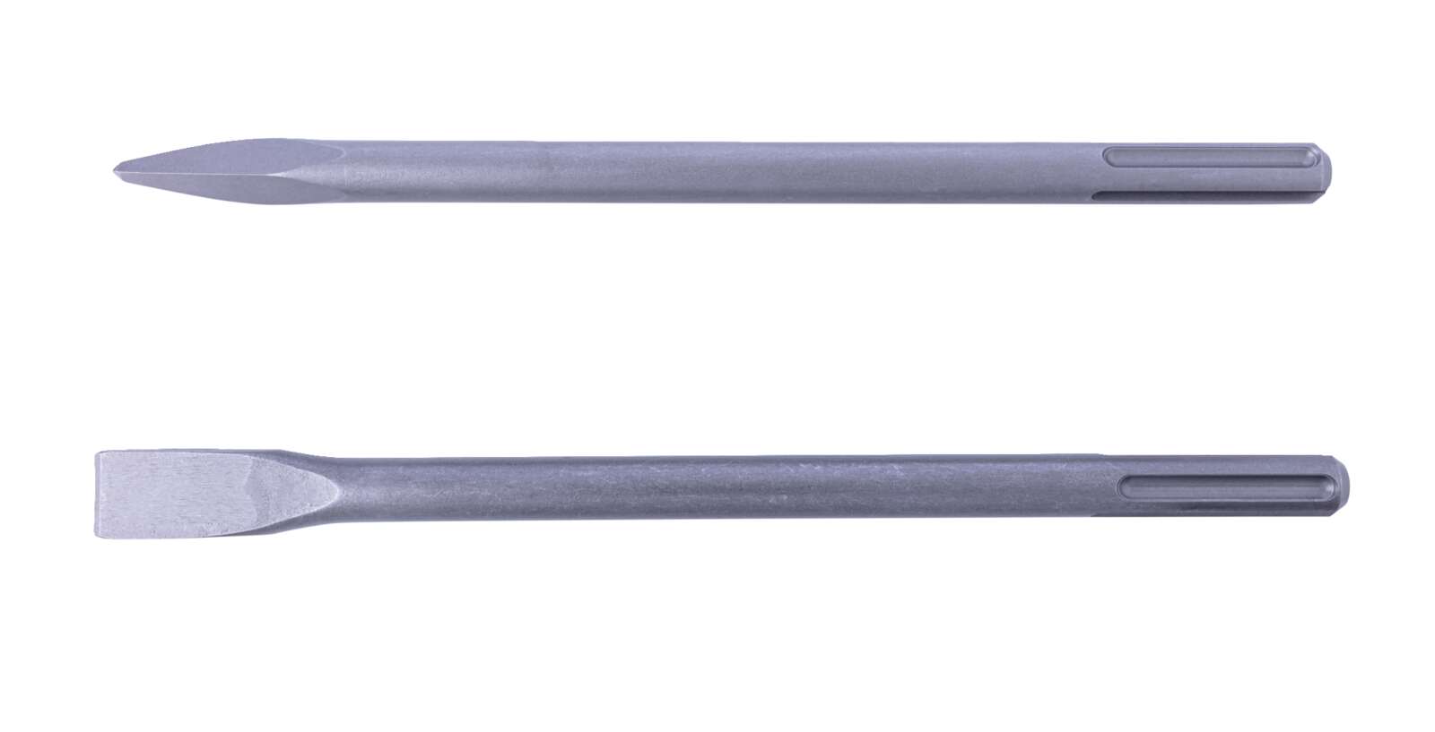 Spitzmeißel/Flachmeißel Satz SDS-Max Scheppach - 1 Flachmeißel, 1 Spitzmeißel