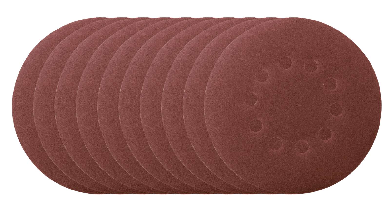 Schleifpapier Set Rund K180 10 Stück DS210 DS200 DS920 DS930 - Scheppach