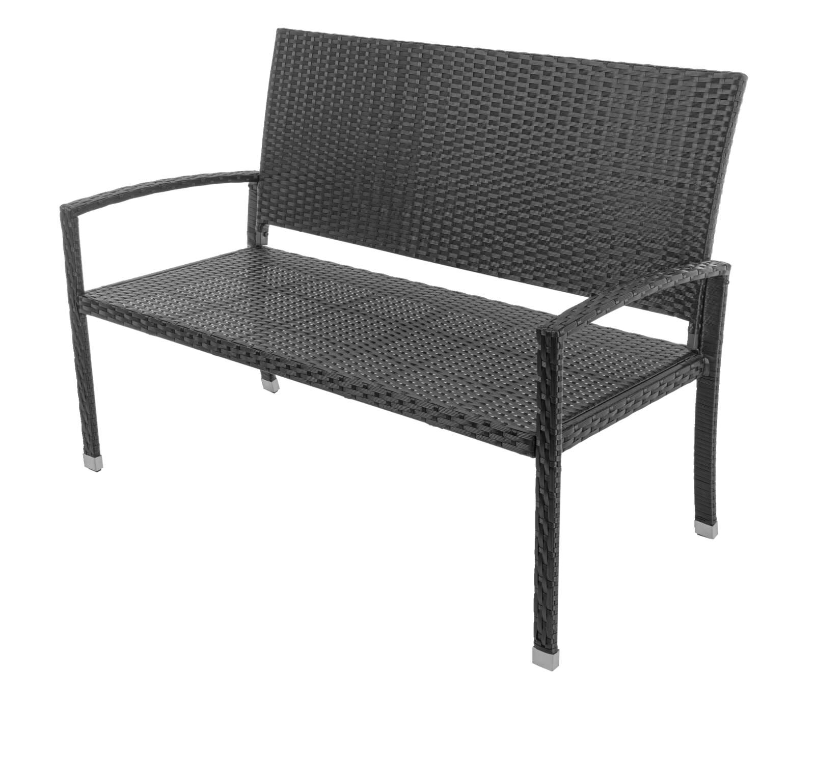 Gartenbank PX-GB-2 Practixx - 2-Sitzer Bank | 122cm Länge | 87cm Höhe | 250kg belastbar | robust