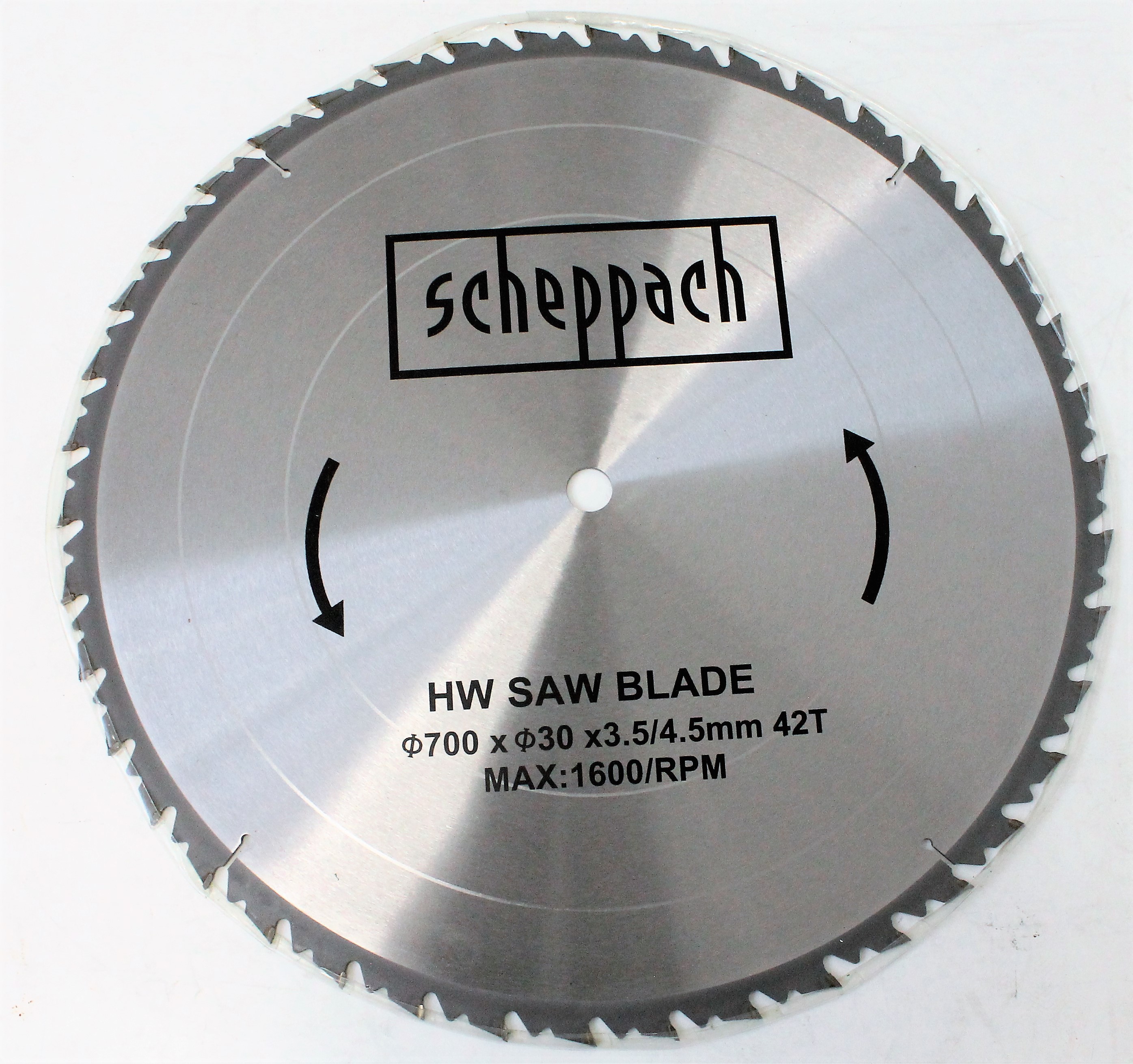 HW Kreissägeblatt Scheppach - Ø 700 x 30 x 4,5 x 3,2 mm | 42 Zähne