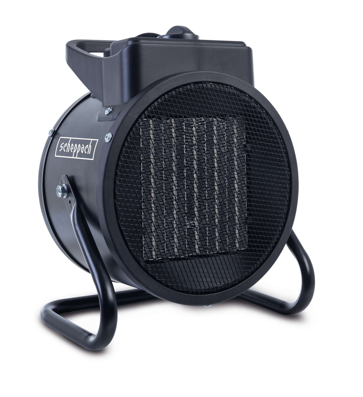 EH3000 Elektro Heizlüfter Scheppach - 230V 3000W | Luft 320 m³/h | 5–85 °C stufenlos | Bis 60 m³ | 3 Stufen | Überhitzungsschutz & Tragegriff