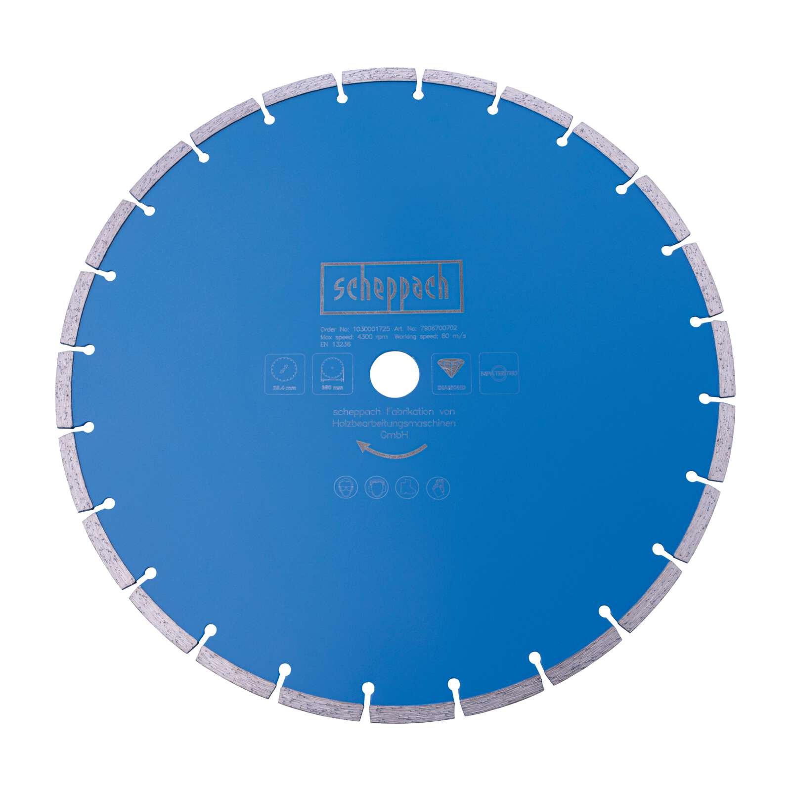 Diamant-Trennscheibe Ø 350 x 25,4 mm - Scheppach