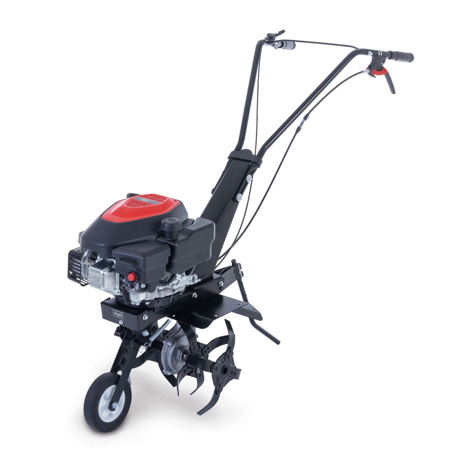 Benzin-Motorhacke MTP370 Scheppach - 2,5 kW / 3,4 PS | 4-Takt-Benzinmotor | 16 Messer | 360 mm Arbeitsbreite | 130 mm Arbeitstiefe