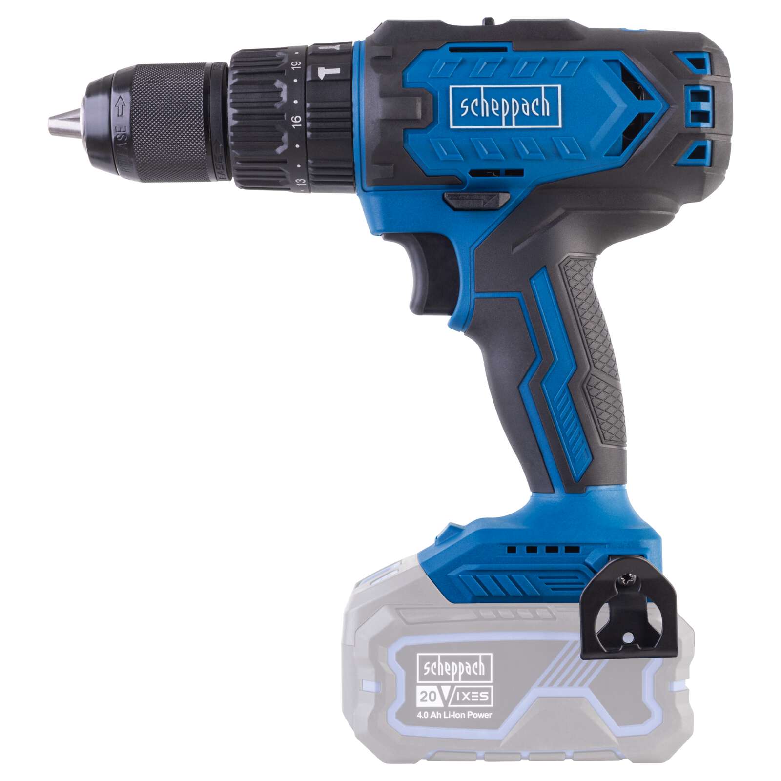Akku-Schlagbohrmaschine C-CD45-X Scheppach | 3in1 Funktion | Drehmoment 45Nm | Drehmomentstufen 19+1
