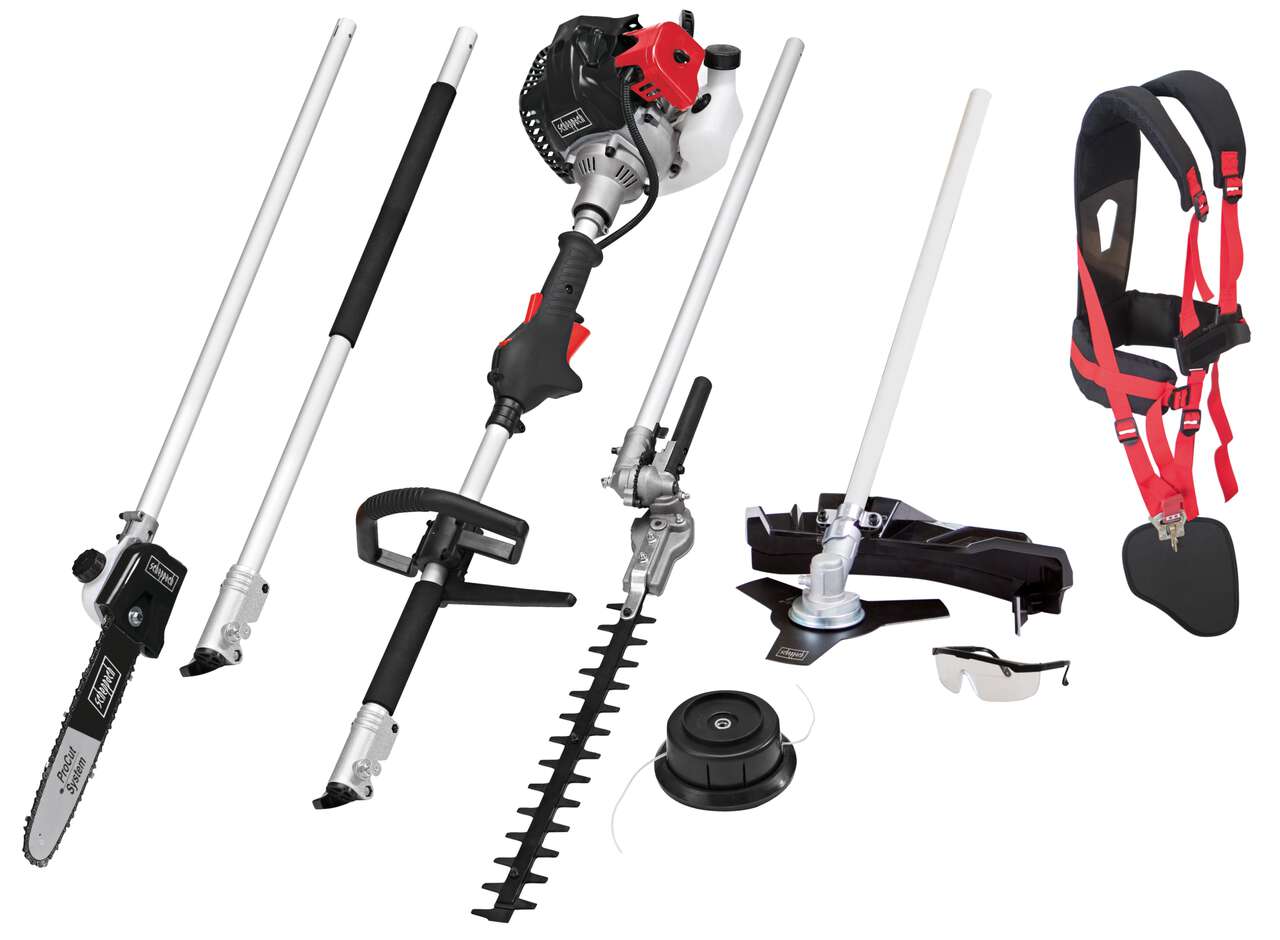 4in1 Multigartengerät MPT3400-4PGE scheppach - 1.22PS