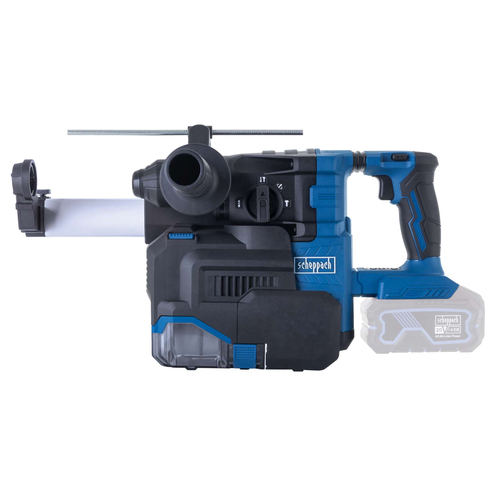 Akku-Bohrhammer BC-DH300DFS-X Scheppach - 20V | 2,8J Schlagkraft | 4440bpm | SDS-Plus