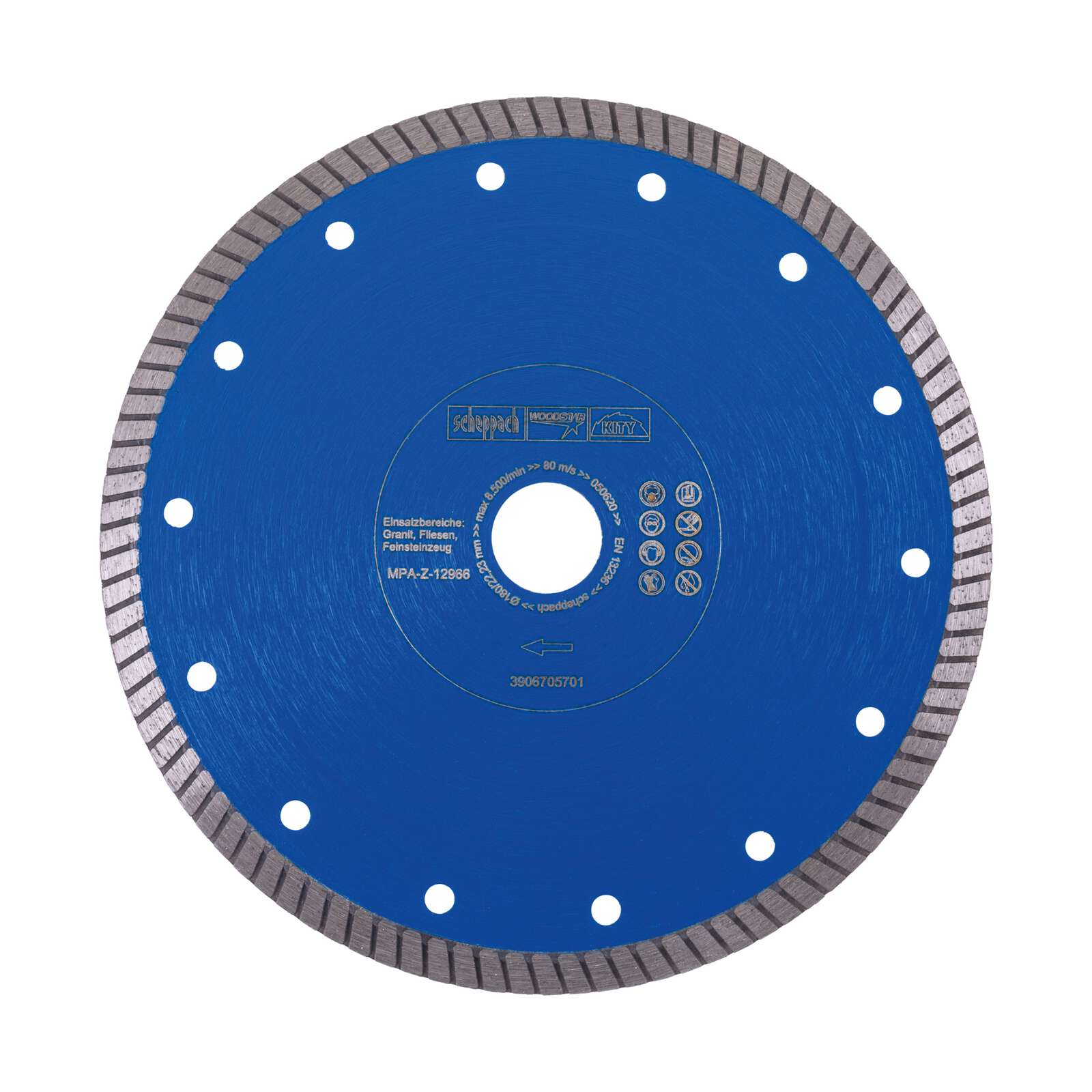Profi-Diamant Trennscheibe Scheppach - Ø180x22.2x2.5/1.8 | Nassschnitt