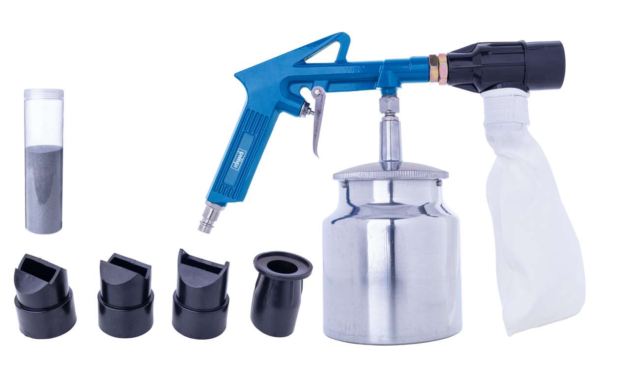 Zubehör-Set Druckluftsandstrahlpistole scheppach