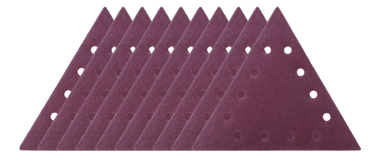 Schleifpapier Set Dreieckig K80 10 Stück für DS210   DS930 - Scheppach