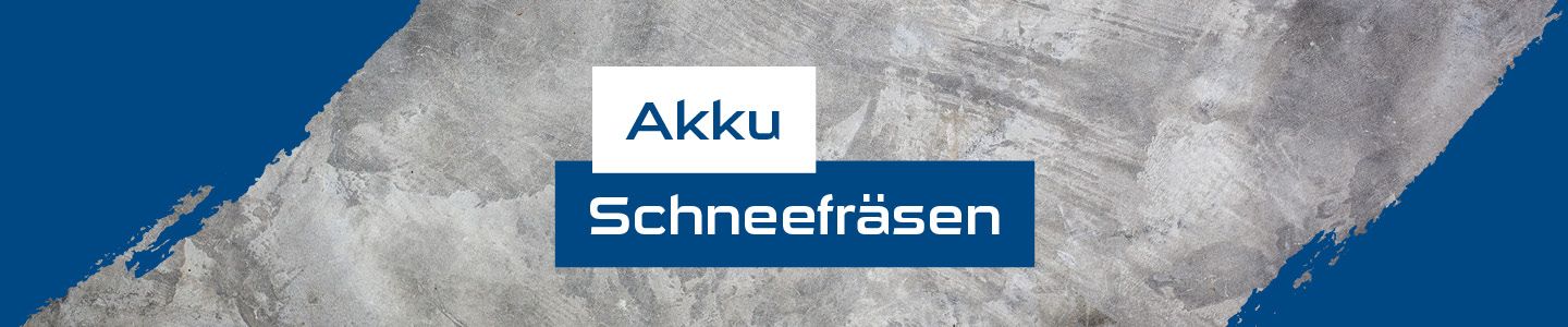 Akku Schneefräsen