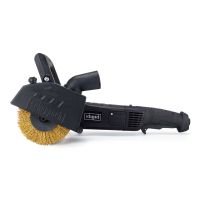 Scheppach-Bürstenschleifer mit Messingdrahtbürste und variabler Drehzahl, 100 mm Bürstenbreite