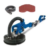 Scheppach-Wand- und Deckenschleiferset mit Schleifkopf, Schleifscheibe, Flexschlauch und Halterung für Schleifarbeit