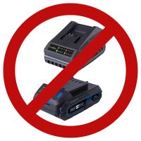 Scheppach Akku-Rasenmäher mit 20V-Technologie und Akku-Statusanzeige