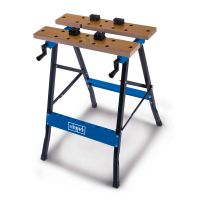 Werkbank mit Spannbacken und Arbeitsplatte für Scheppach WB150, inkl. Spannmechanik und Tragplatte mit Markierungen