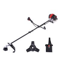 Der Benzin-Freischneider PBC520 von Scheppach verfügt über einen 1,4 kW (1,9 PS) 2-Takt-Benzinmotor und einen Seilzugstarter. Die maximale Drehzahl beträgt 10.000 U/min.