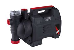 Hauswasserautomat mit Display GP1100JET LCD Scheppach, Ansicht von links oben.