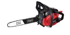 Scheppach Kettensäge Benzin CSP41, seitliche Ansicht. ProCut System, Auto-Kettenschmierung, 40cm Schwertlänge.