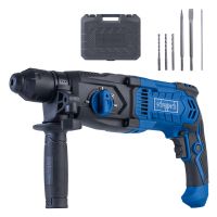 Scheppach Bohrhammer mit integriertem Set: Bohrer, Spitzen und Kabelhalterung