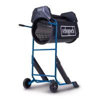 Rollsieb RS500 von Scheppach mit verstellbarer Trommel und Fahrvorrichtung. Trommelgröße: 775mm / Ø-400mm. Geeignet für 230V.