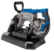 Metallbandsäge MBS1200xt Scheppach, Ansicht von links oben.