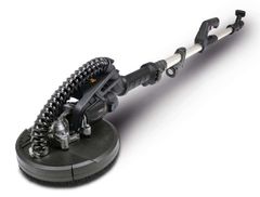 Wand- und Deckenschleifer DWS90X Woodster von Scheppach, Ansicht von der Seite.