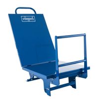 Flachpritsche Scheppach, passend für Dumper DP3000, von der Seite gezeigt.