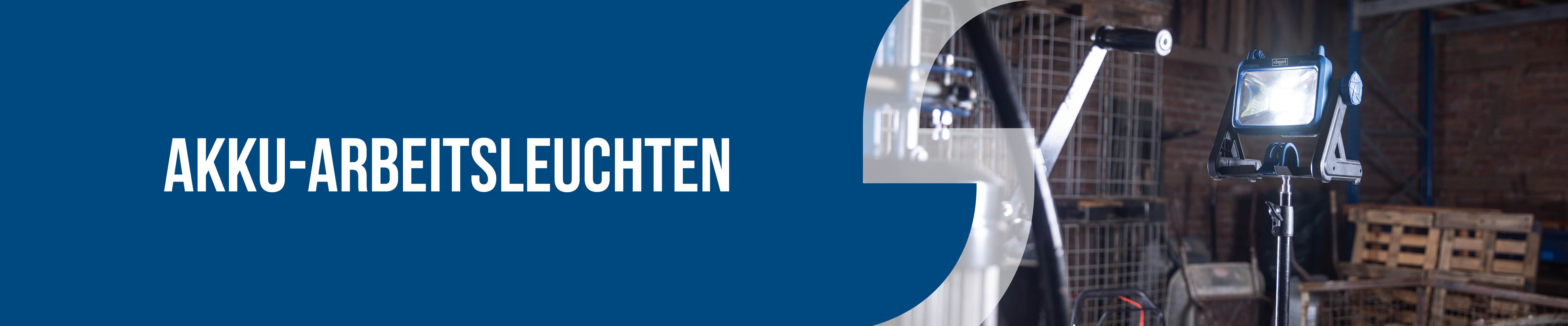 Akku-Arbeitsleuchten für Werkstätten mit LED-Technologie