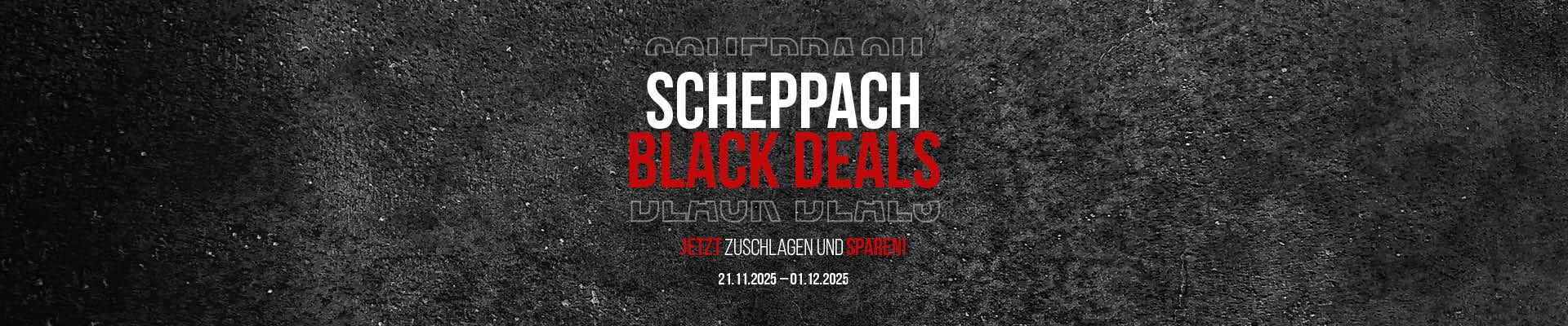 Scheppach Black Deals: Jetzt zuschlagen und sparen! Gültig vom 21.11.2025 bis 01.12.2025.
