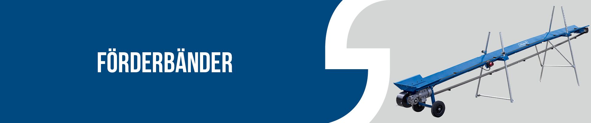 Konstruktionsförderband für Materialtransport mit stabilen Rahmen und Antriebseinheit