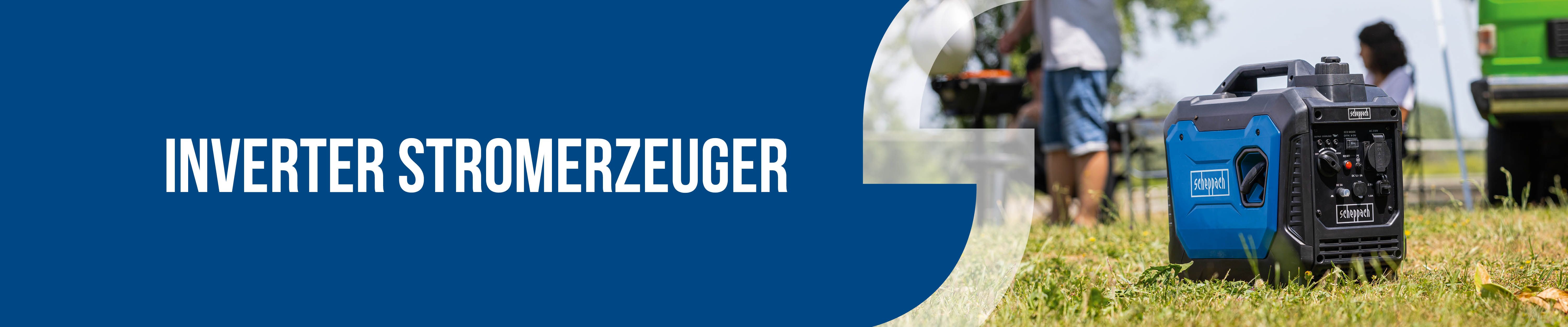 Inverter-Stromerzeuger von Scheppach für mobile Stromversorgung