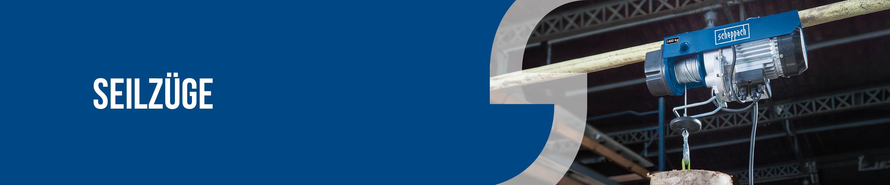 Scheppach-Seilzugsystem für Werkstätten, industriell robuste Aufzuganlage