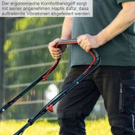 Der ergonomische Komfortgriff sorgt mit seiner angenehmen Haptik dafür, dass auftretende Vibrationen abgefedert werden.