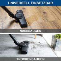 Scheppach Akku-Nass-/Trockensauger mit universeller Anpassung für Nass- und Trockensaugerfunktion