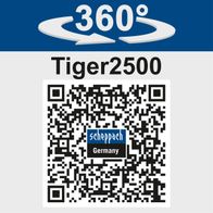 The Tiger 2500 wet grinding system by Scheppach features 360° grinding capability. It includes a 250mm corundum grinding wheel with 50mm thickness and 220 grit.