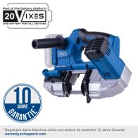 Scheppach Akku-Metallbandsäge mit 10-jähriger Garantie, 20V-Batterieplattform, 63,5 cm Schnittbreite, inkl. Registrierung für Garantie