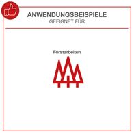 Anwendungsbeispiele: Geeignet für Forstarbeiten. Die Elektro-Kettensäge CSE2200 von Scheppach ist ideal für den Einsatz im Wald und bei der Holzverarbeitung.