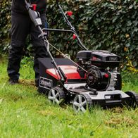 Scheppach-Gartenschleifer mit Motor und Lenkarm