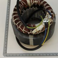 Stator-Teilelement mit Windungen und Anschlüssen für mechanische Baugruppe