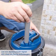 230 mm Aluminiumrohr für Saugsysteme, ideal für Aschenaufnahme