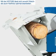 Scheppach-Wippkreissäge HS720B mit Holzaufnahme für Weich- und Hartholzverarbeitung