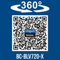 360°-Drehfunktion für einfache Bedienung des Akku-Laubsaugers/-bläsers