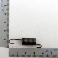 Scheppach-Tensionfeder mit Hakenaufsatz, Maßband als Referenz