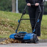 Scheppach Akku-Kehrmaschine mit Akku und Ladegerät, 610 mm Arbeitsbreite, 20-Liter-Schmutzbehälter, 2000 m² Leistung