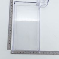 Sägeblattschutz von Scheppach, gezeigt von der Seite mit einem Lineal zur Größenveranschaulichung.