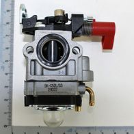 Vergaser Sunseeker SK-C52L SS, Ansicht von oben, mit Messskala zur Größenveranschaulichung.