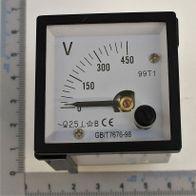 Elektrisches Messgerät mit Spannungsmessfunktion (V), Markierung bis 450 V, GB-Norm GB/T7676-98