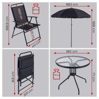 Moebel, Tabelle, Wohnen, Terrasse, Sonnenschirm
