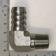 Scheppach-Winkelverbindung mit Gewinde für Schlauchanschluss, Teil der Winkel H 3/8"