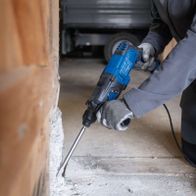 Scheppach Bohrhammer mit SDS-Plus-Bohrkopf und Schlagwerk für präzise Bohrungen und Schlagarbeiten